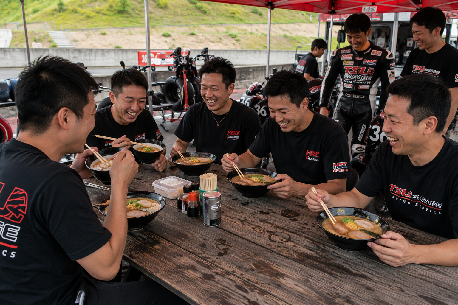 TSU GARAGE サーキットでの交流